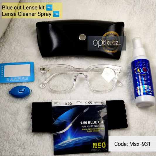 Transparent Premium Stylish BlueCut Eyeglass